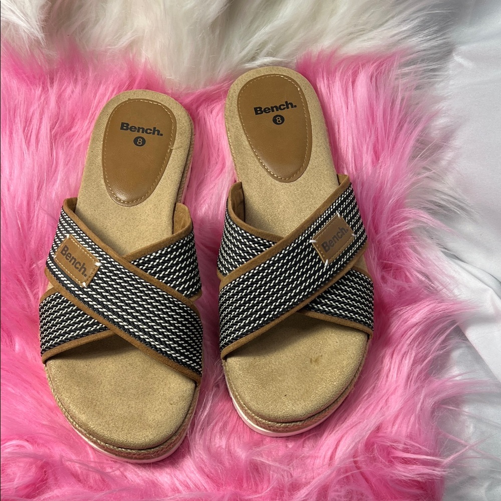 Bench Women's Sandals in Tan and Black